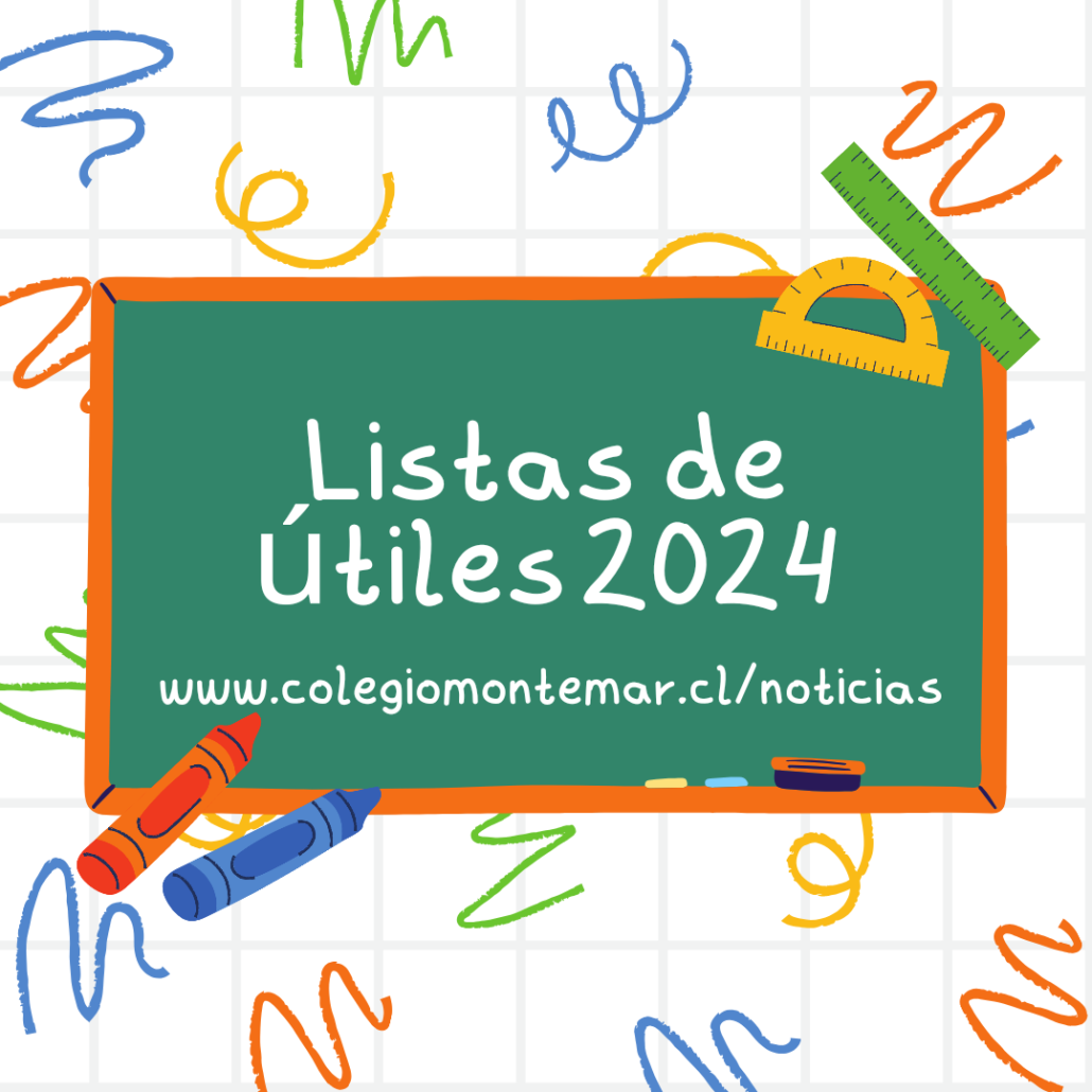 Listas De útiles 2024 Colegio Montemar 0450